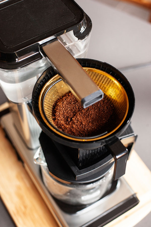 All-metal gold filter with coffee machine