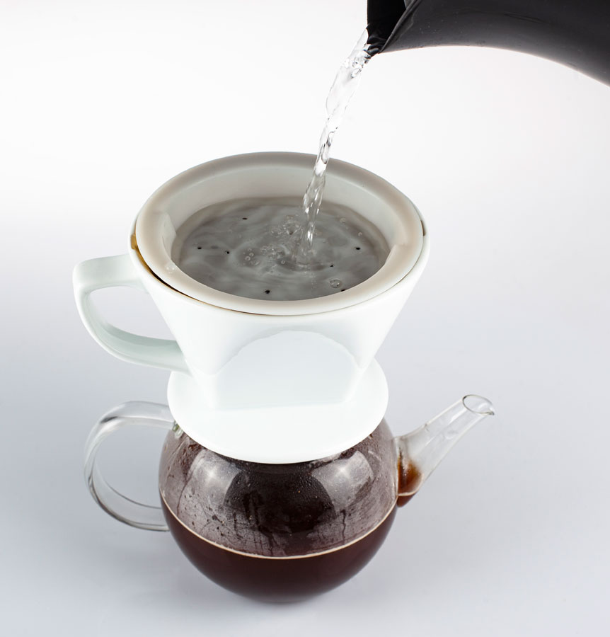 Water distributor WVT4Plus with pot and filter holder